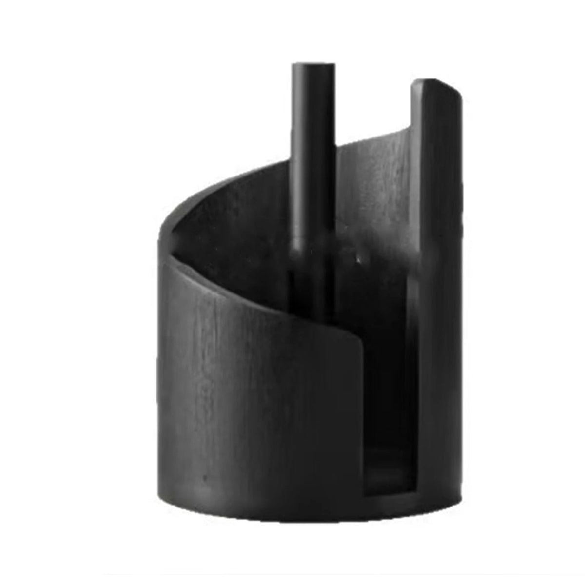 Wooden Paper Towel Holder Countertop – Spiral Wave Paper Towel Stand, Modern Kitchen Roll Holder with Anti-Slip Base for Kitchen & Bathroom
