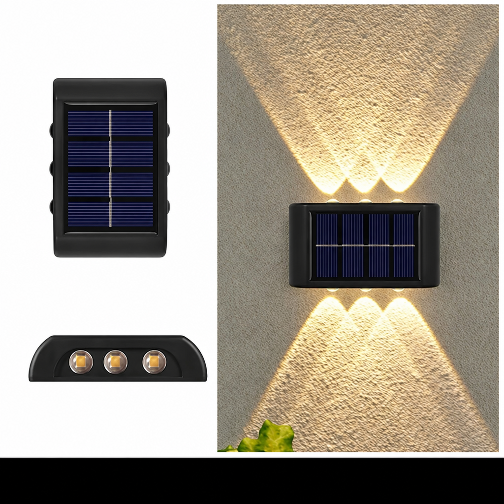 Solar up and down wall lamp product photo