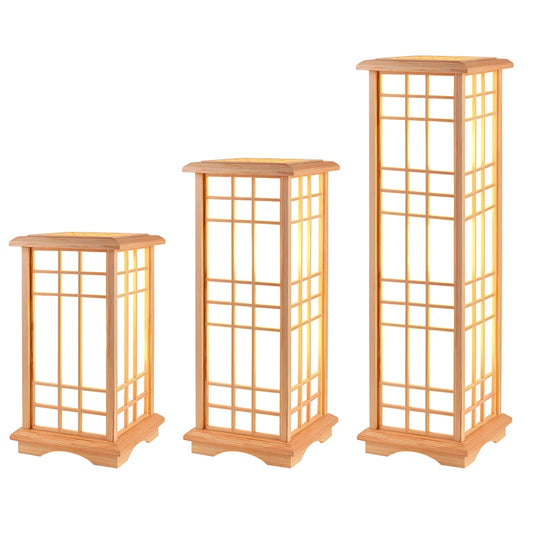Japanese Tatami Wooden Floor Lamp