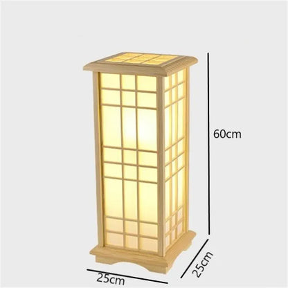 Japanese Tatami Wooden Floor Lamp