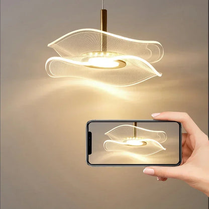 Modern LED Pendant Light – Nordic Mini Hanging Light Fixture with 3 Colour Temperatures for Kitchen Island, Dining Table, Bedside & Staircase