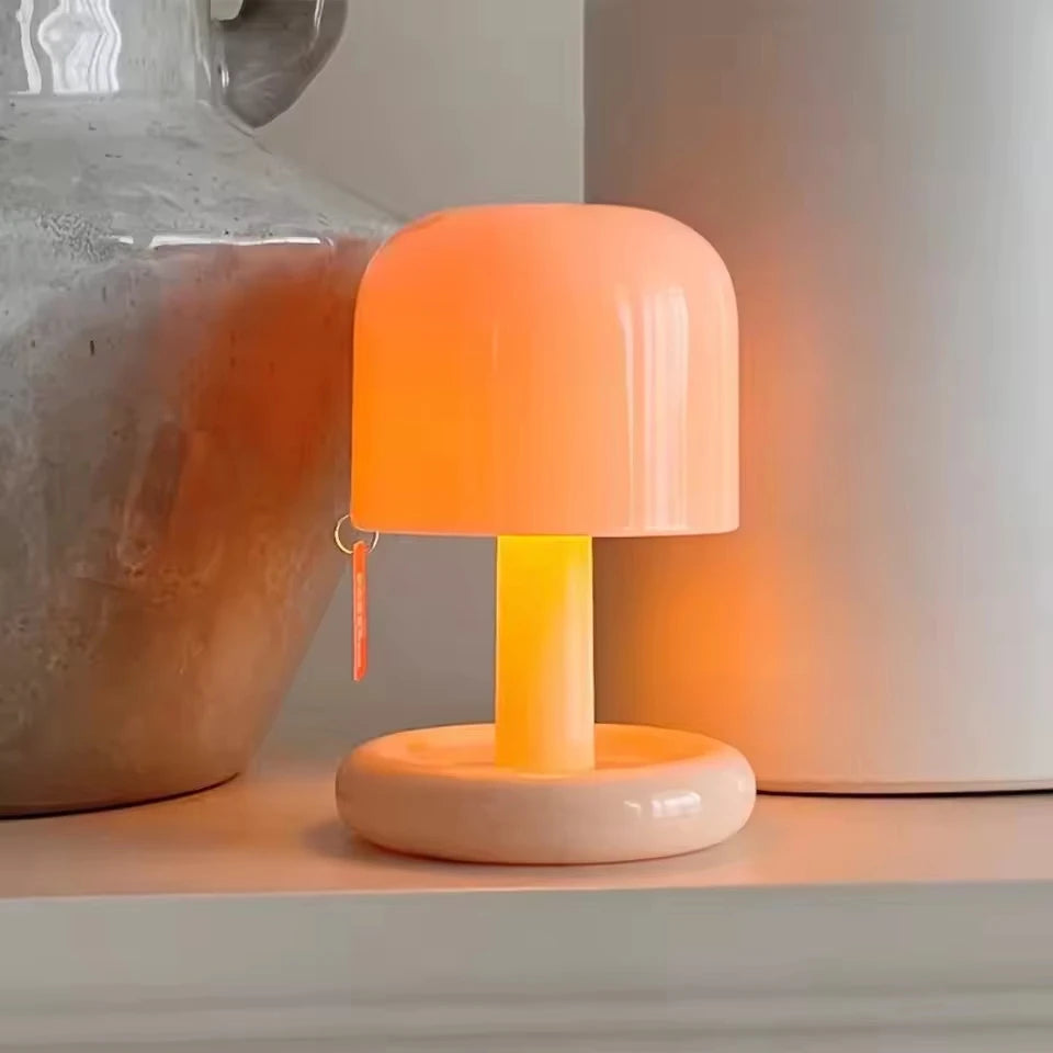 Sunset Projection Lamp – Rechargeable Cordless Sunset Lamp, Touch Control Mood Light for Bedroom, Night Light, Photo Backdrop, Golden Hour Glow