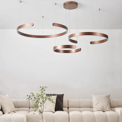 Modern C Ring LED Chandelier