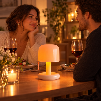 Sunset LED Table Lamp in use, lifestyle photo