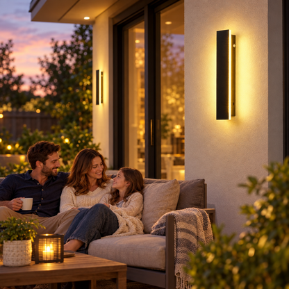 Outdoor Wall Light Garage Door Garden Decoration Porch Lamp Front Door in use, lifestyle photo