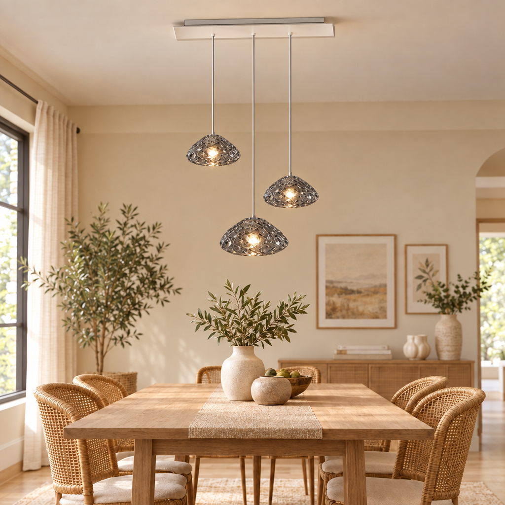 Modern dine dining room Pendant lights indoor lighting Ceiling lamp ha in smoky gray