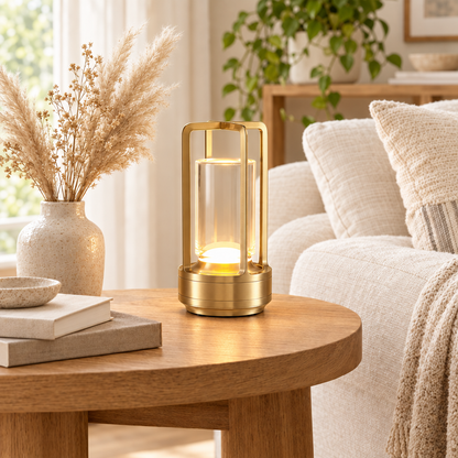 GGbingo Nightlight Rechargeable Led Cordless Table Lamp Desk Lamps Cam in gold