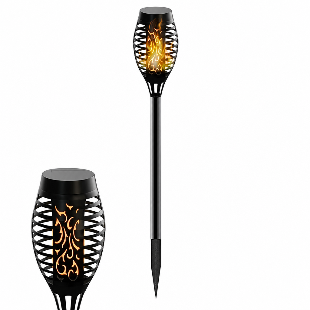 Solar flame torch light product photo