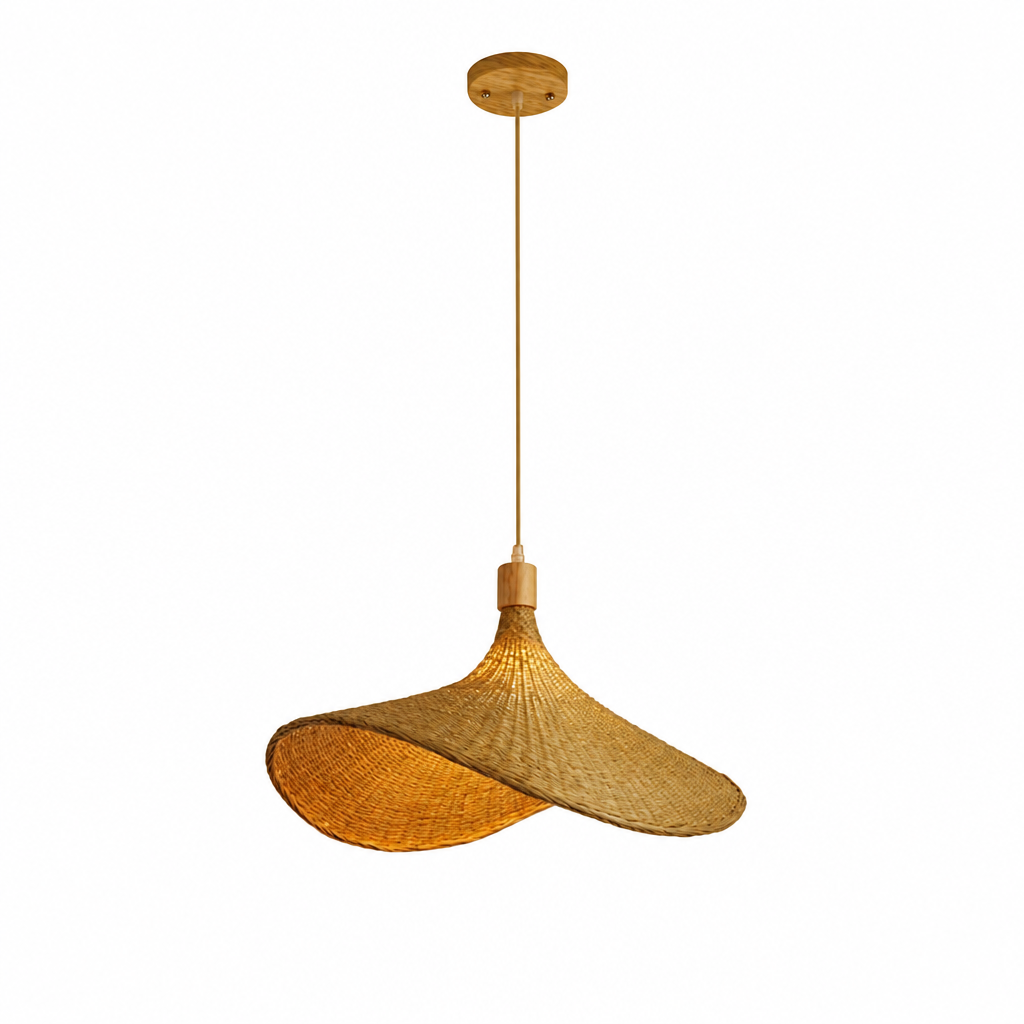 Bamboo Woven Pendant Light product photo
