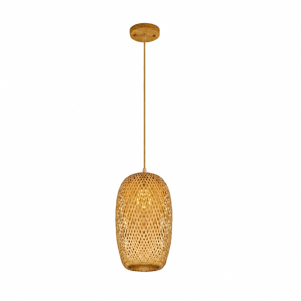 Bamboo Woven Pendant Light product photo