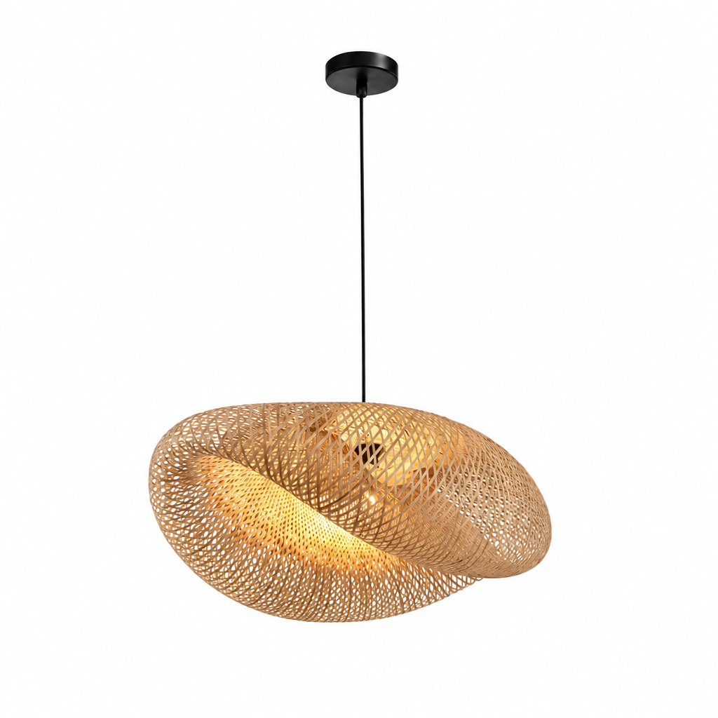 Bamboo Woven Pendant Light product photo