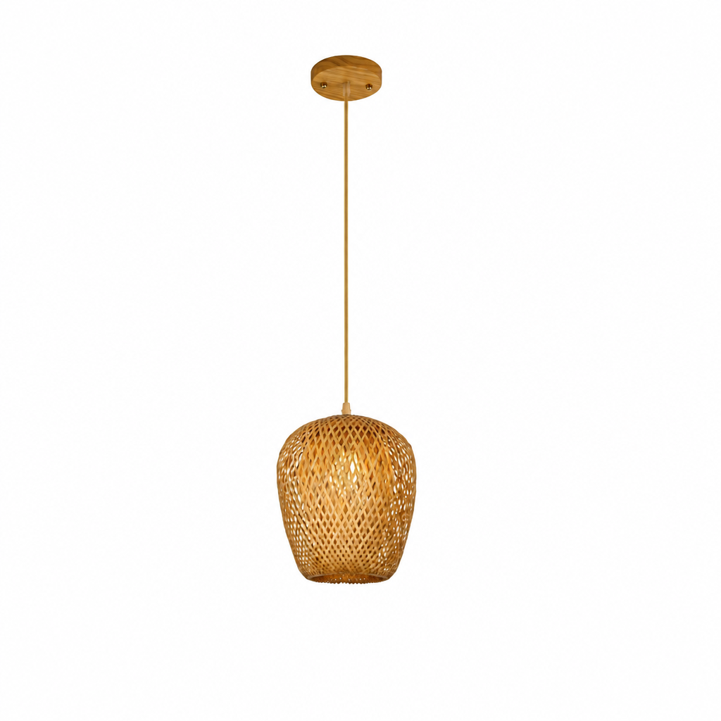 Bamboo Woven Pendant Light product photo